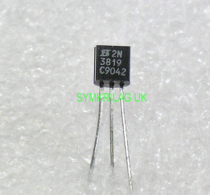 2n3819 transistor n-Channel JFET VHF/UHF amplifier to92 