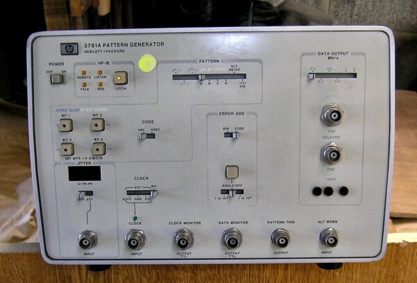 HP 3781A Telecom Pattern Generator