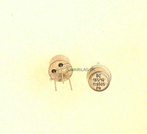 BC161/10  PNP Med.power Bipolar Transistor TO-39 ( 2pcs)