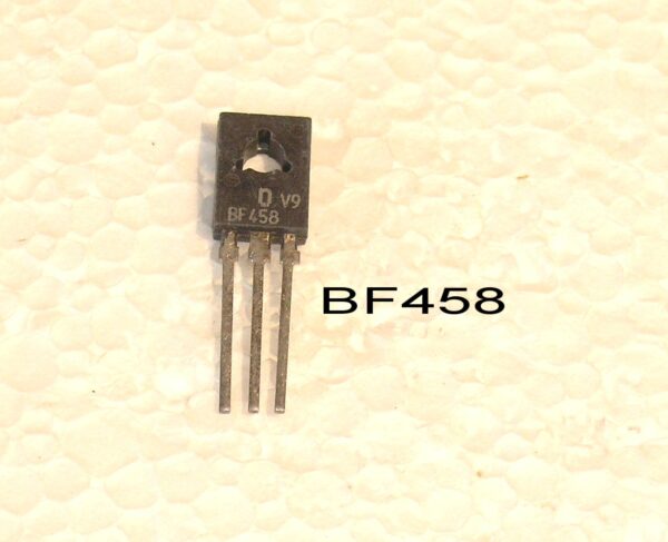 BF458 NPN HIGH VOLTAGE TRANSISTOR 250V/100mA TO126/SOT32